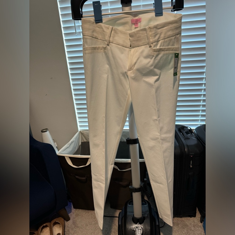 Lily Pulitzer Jet Set White Pants